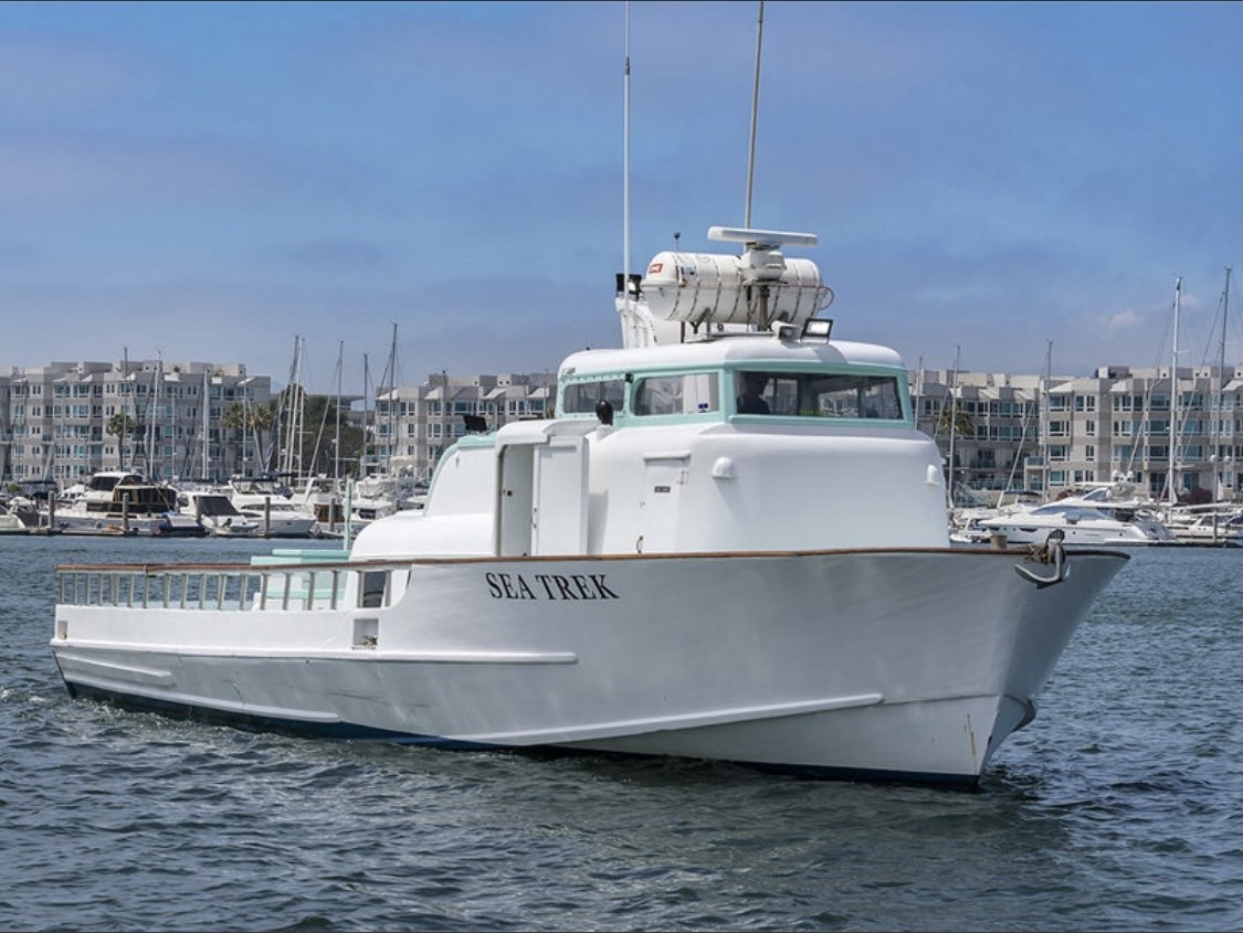 Guests enjoying time aboard Sea Trek during a private charter